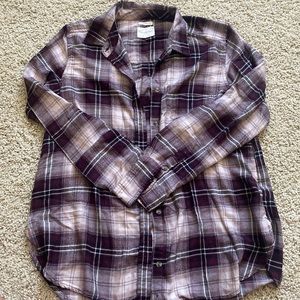 Purple American Eagle Flannel